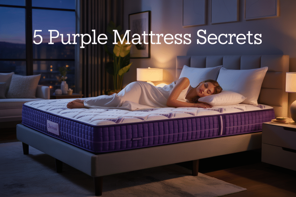 5 Purple Mattress Secrets to Help You Sleep Better Tonight