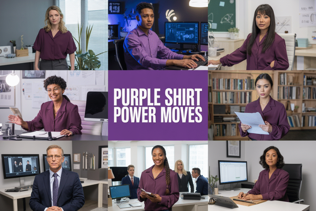 8 Professions Where Purple Shirt Are Power Moves