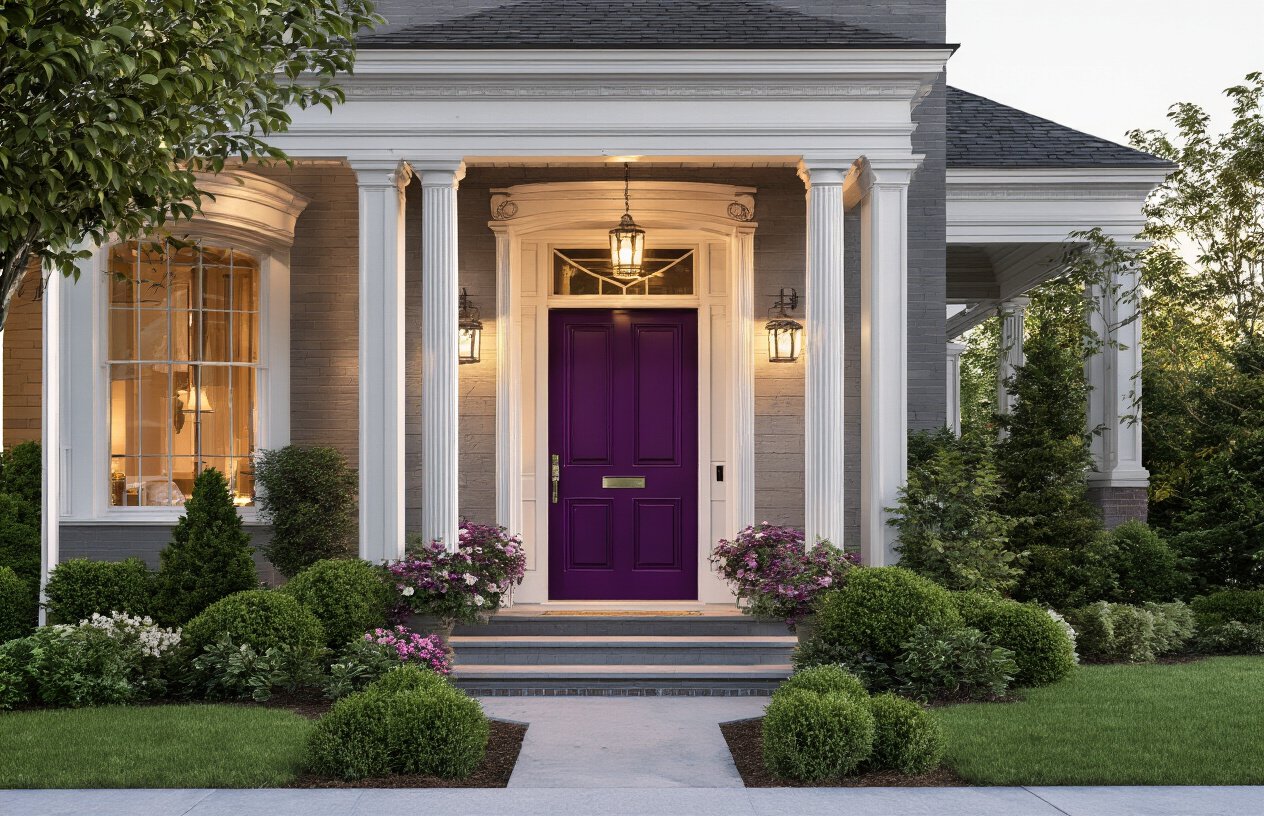 Bold Eggplant for Dramatic Sophistication