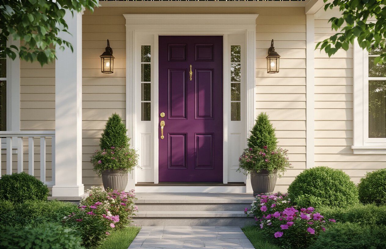 Rich Plum for Luxury and Warmth