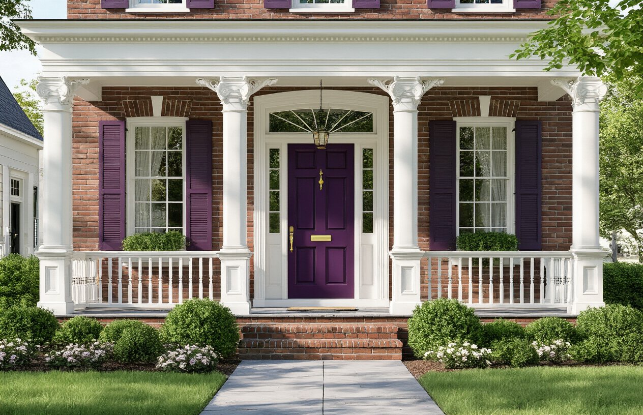Deep Aubergine for Historic and Traditional Homes