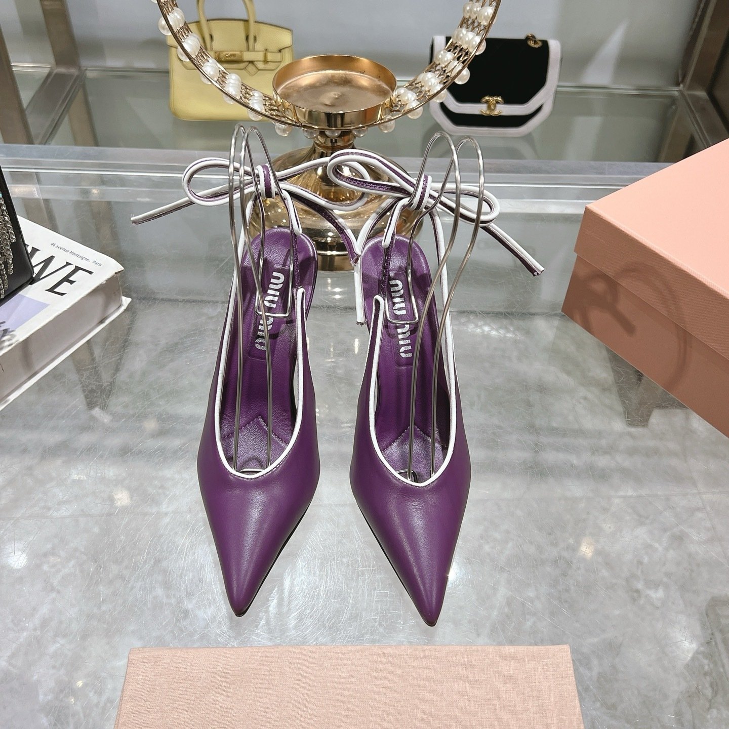 elegant purple pointed toe lace up heels for women elegant purple pointed toe lace up heels for women