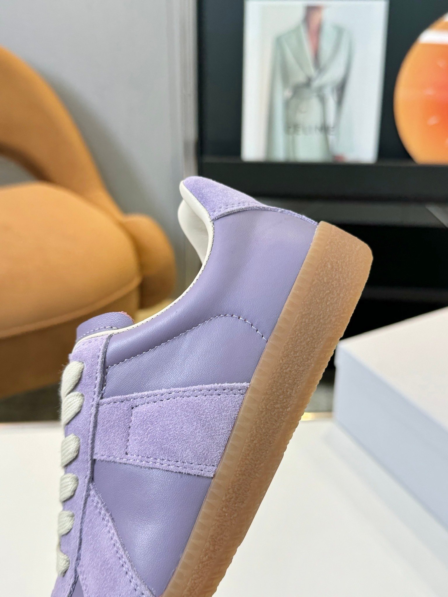 lavender suede casual sneakers for women lavender suede casual sneakers for women