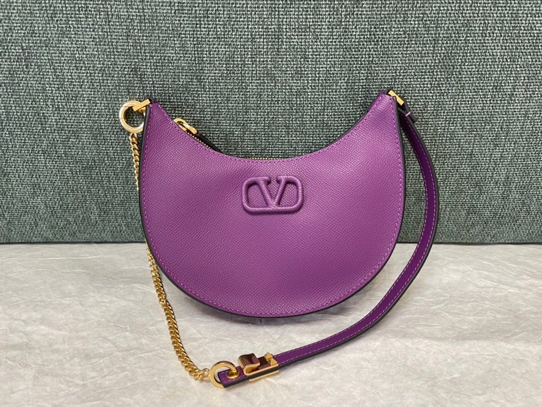 elegant purple crescent shoulder bag elegant purple crescent shoulder bag