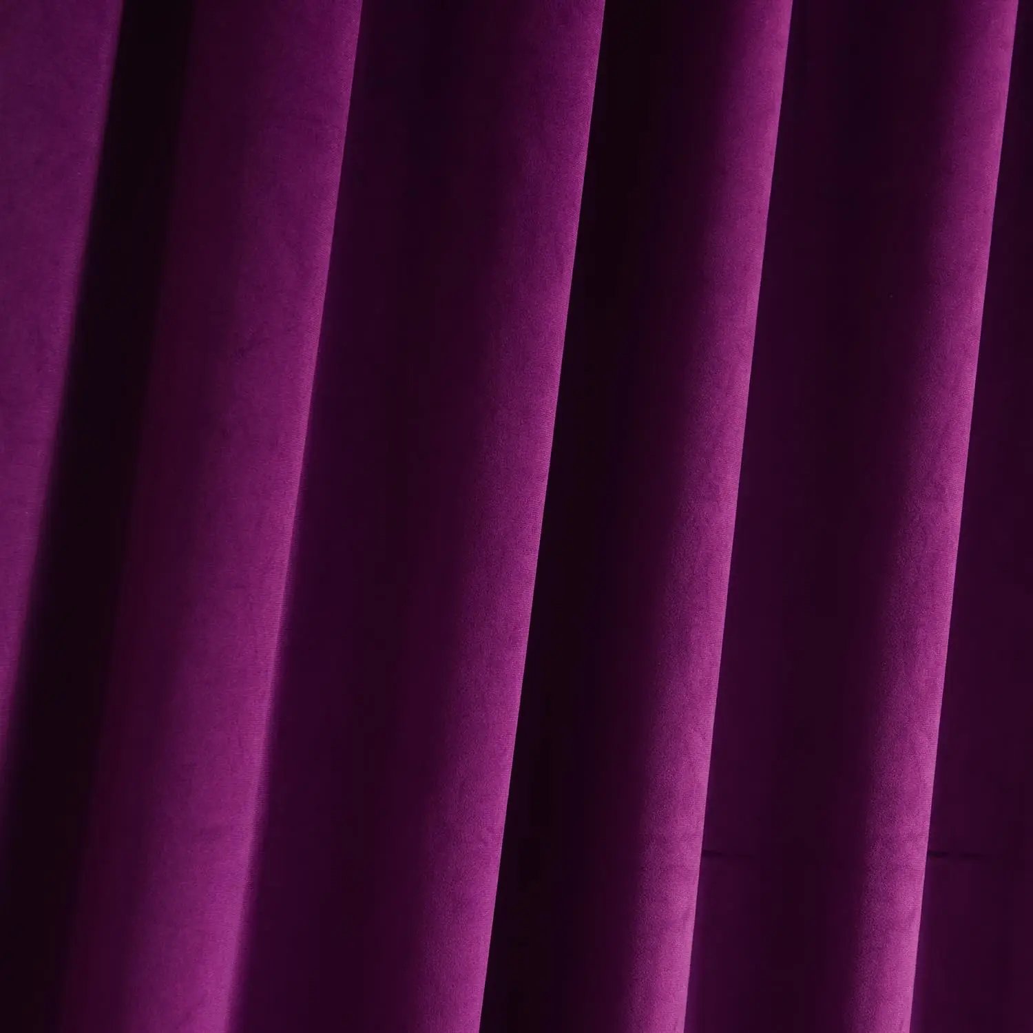 christmas polyester plain purple decorative curtain 3