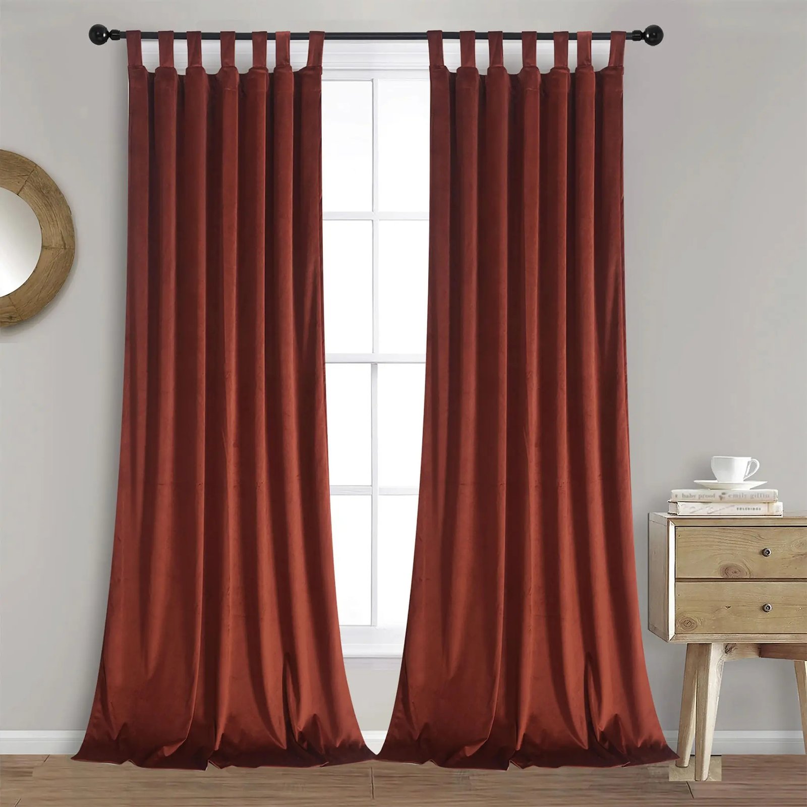 christmas polyester plain purple decorative curtain 9