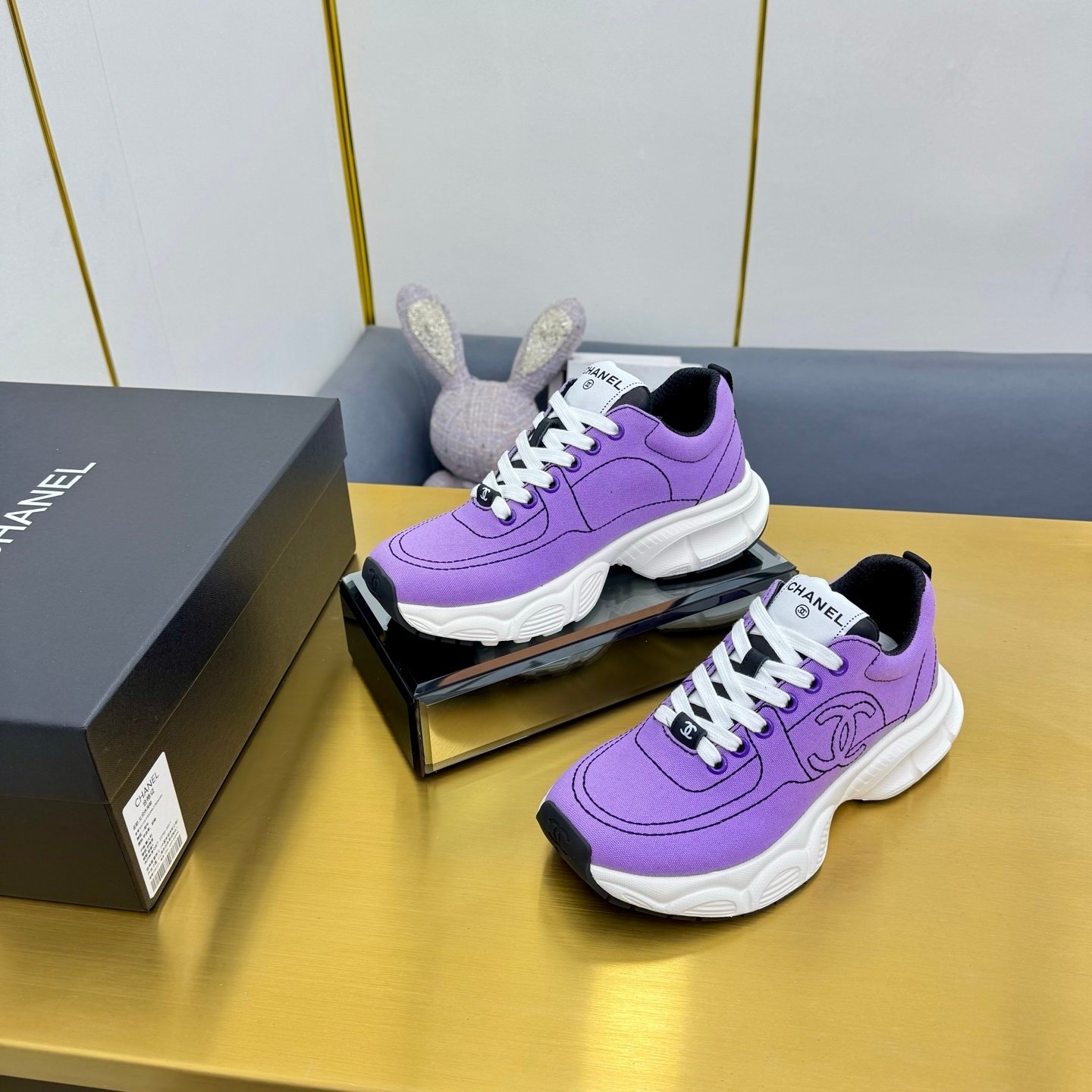 chunky lavender comfort sneakers chunky lavender comfort sneakers
