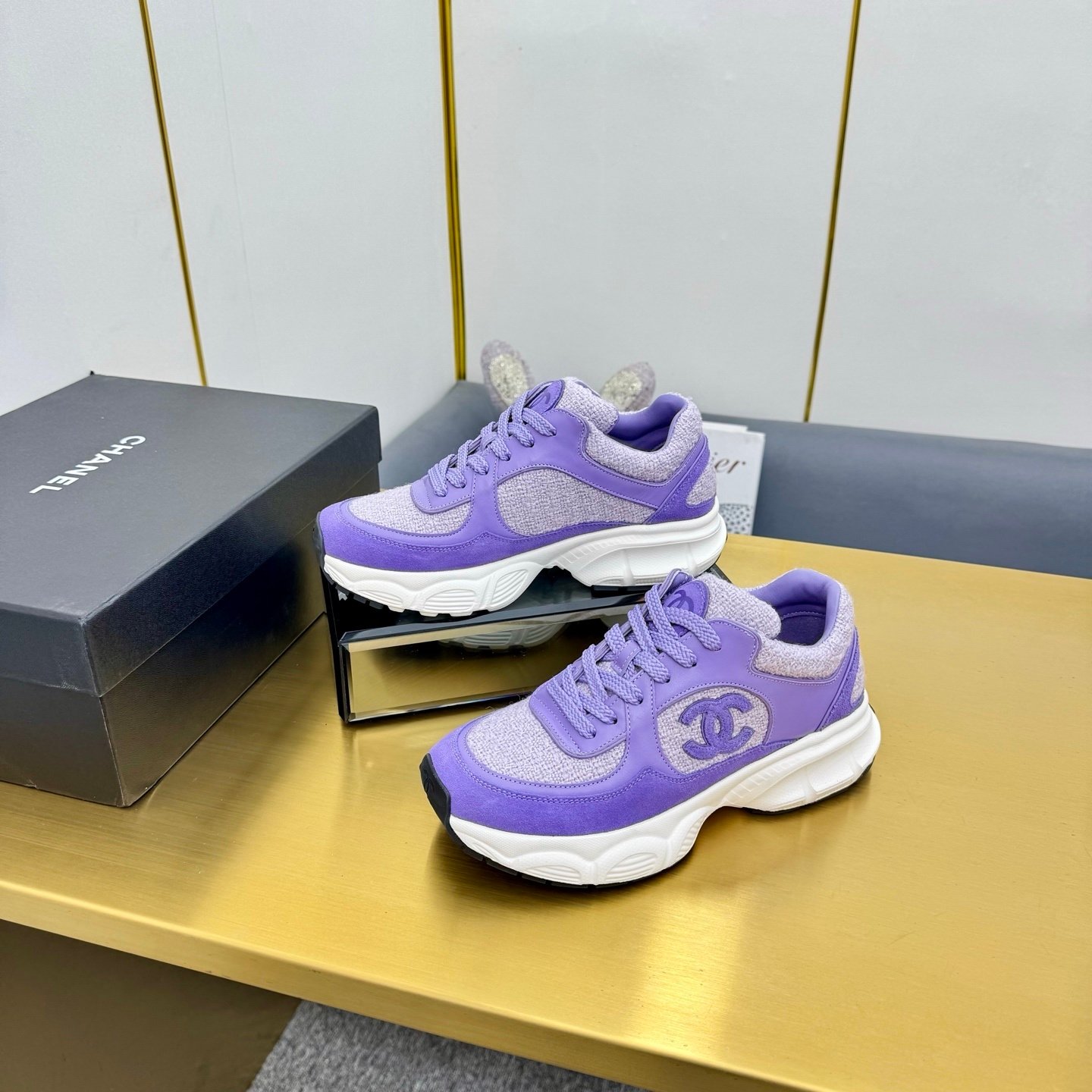 lavender thick sole fashion sneakers lavender thick sole fashion sneakers